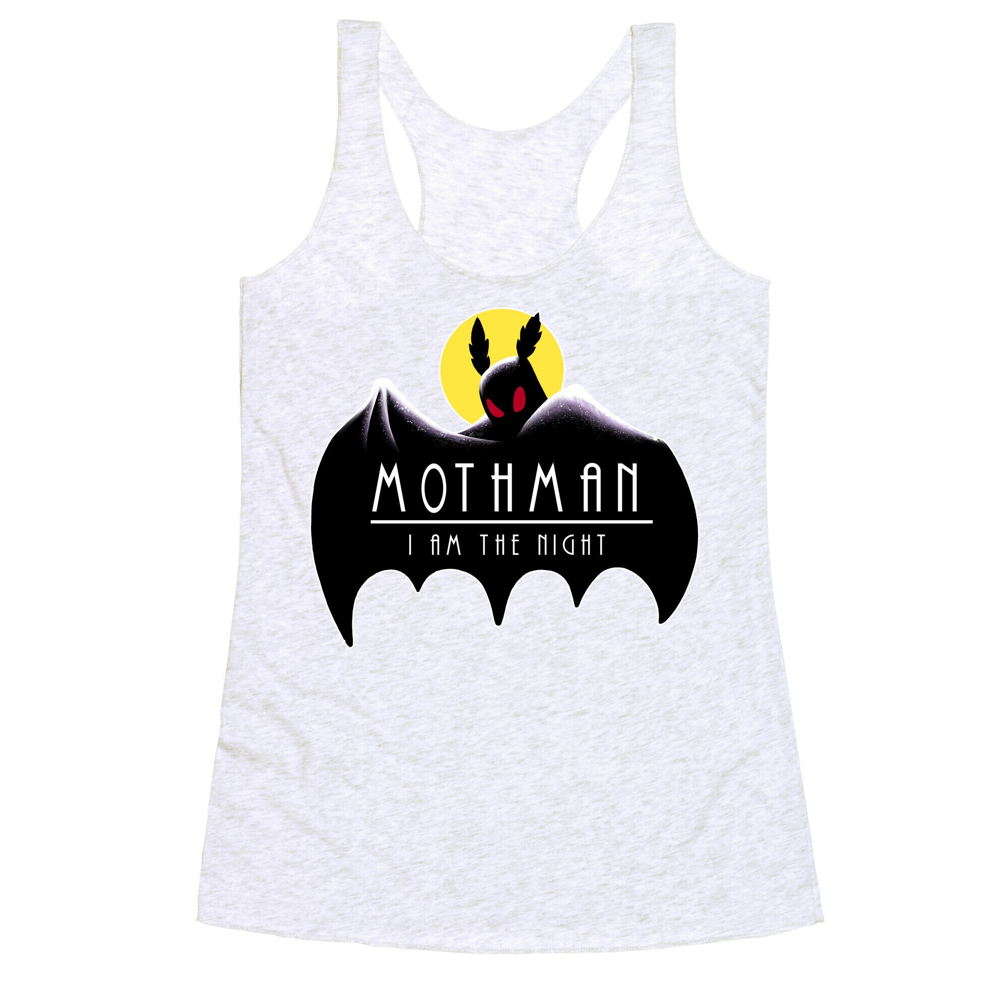 Mothman - I am the Night Racerback Tank